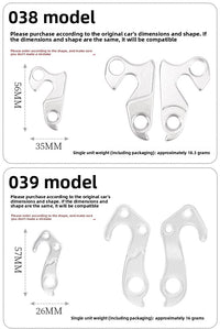 Bicycle Rear Derailleur Hanger Replacement for MTB, Road & Folding Bikes