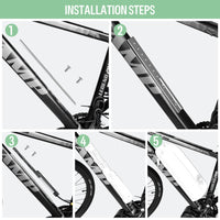 Aluminum Chassis Battery Base Plate for Ebike with Mid Drive Motor and Brushless Hub Motor Downtube Battery