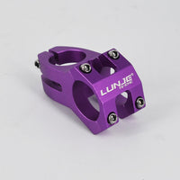 Mountain bike handlebar stem, aluminum alloy, fixed-gear, short stem, 25.4/31.8*45mm, CNC hollow stem