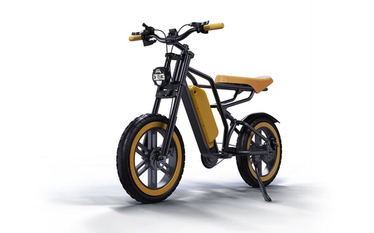 20-Inch Multi-Color Fat-Tire Electric Mountain Bike