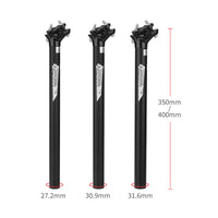 Bicycle seatpost, aluminum alloy, rear floating design, 27.2, 30.9, 31.6, length 350-450, mountain bike seatpost