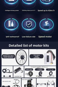 Bafang 48V 500W Rear Freewheel Hub Conversion Kit