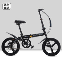 Bicicleta plegable ultraligera de 20 pulgadas: bicicleta de velocidad portátil para todas las edades