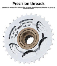 6–10 Speed Threaded Freewheel 13–32T for Mountain Bikes