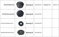 MW158 Hub Motor Repair Housing、Ebike 500W Motor Protective Case、
