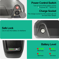 Factory direct sales: Hailong No. 1 lithium battery, 36V, 48V, 52V, 10Ah, for electric mountain bikes modifications