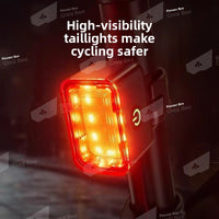 Rechargeable Bicycle Rear Light for MTB & Road Bikes – Night Riding Safety Tail Light