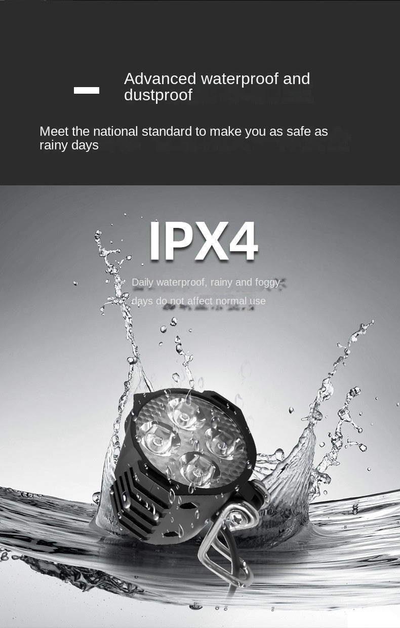 12W Foldable LED Super Bright Spotlight, Waterproof Driving Front Light Outdoor