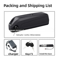 Hailong No. 1 and No. 2 48V/36V/52V lithium batteries, 20Ah, for mountain electric bicycles