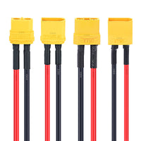ESC T-connector cable, XT30, XT60, XT90 female connector, RC model socket, switch connector