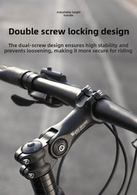 Adjustable Bike Stem 25.4/31.8mm Handlebar Riser for MTB & Road Bikes