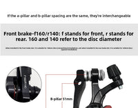 BB7 mountain bike disc brake calipers front and rear