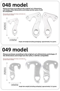 Bicycle Rear Derailleur Hanger Replacement for MTB, Road & Folding Bikes