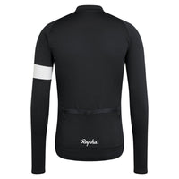 Winter Thermal Fleece Cycling Jersey Long Sleeve, Road & MTB Unisex Fleece Bike Shirt