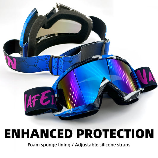 MTB Cycling Goggles Windproof Anti-Dust, Motorcycle Off-Road Windproof Eyewear Universal