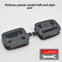 Aluminum alloy foldable pedals for bicycles and electric vehicles