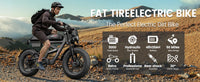 2000W Dual-Motor Electric Bike – 20-Inch Fat-Tire Off-Road E-Bike