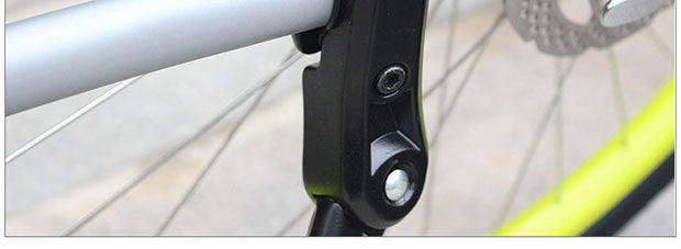 MTB Universal Kickstand Adjustable, Bicycle Side Parking Rack Installation