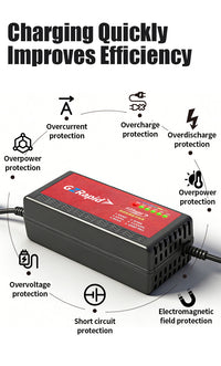 Electric Battery Car Charger 48V60V72V20AH30AH Smart Battery Charger