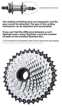 6–10 Speed Threaded Freewheel 13–32T for Mountain Bikes