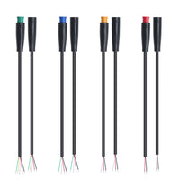 IP65 Waterproof M6 Connector for Ebike LED Light & NTC Sensor Integrated Wiring Harness Electric Bicycle Quick Plug