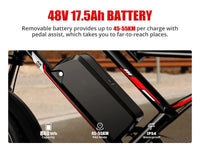 S8 Dual-Hub-Motor Electric Bike – Long-Range 20-Inch E-Bike