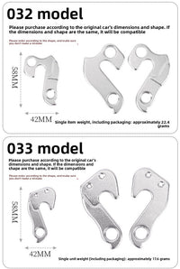 Bicycle Rear Derailleur Hanger Replacement for MTB, Road & Folding Bikes