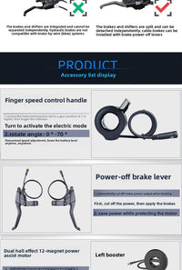 Kit de conversión Bafang 48V 500W para buje de casete trasero