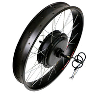 Kit de conversión de eBike para nieve de 48 V 1500 W - Kit de motor de buje trasero de neumático ancho para arena y nieve