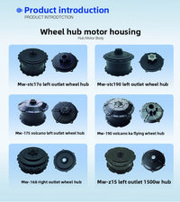 MW158 Hub Motor Repair Housing、Ebike 500W Motor Protective Case、