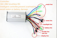 Kit de conversión de eBike para nieve de 48 V 1500 W - Kit de motor de buje trasero de neumático ancho para arena y nieve