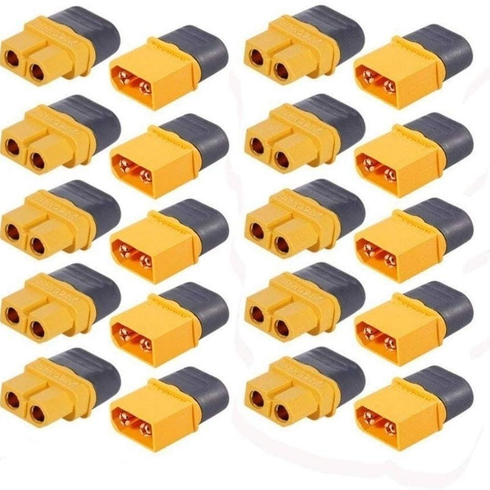 Conector de batería anticortocircuito chapado en oro XT60H