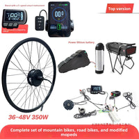Kit de conversión para bicicletas eléctricas: Motor de buje delantero/trasero de alta velocidad para MTB y bicicletas de carretera