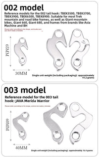 Bicycle Rear Derailleur Hanger Replacement for MTB, Road & Folding Bikes