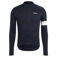 Winter Thermal Fleece Cycling Jersey Long Sleeve, Road & MTB Unisex Fleece Bike Shirt