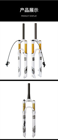 32mm Mountain Bike Front Fork Dirt XC Air Fork 26 27.5 29inch Shock Absorber 100-140MM Travel