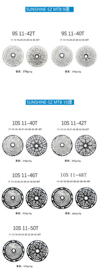 HG MTB Cassette 9-13 Speed 39T-50T Wide-Range
