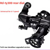 TY300 Rear Mech 6/7/8 Speed Universal, SHIMANO TY300 MTB Rear Derailleur, Bicycle 21/24 Speed RD Replacement