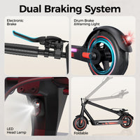 V10 Foldable Electric Scooter 36V 15Ah