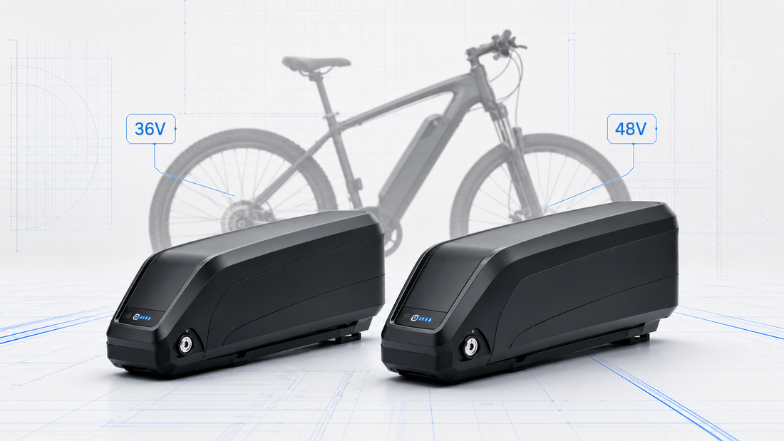 36V and 48V e-bike batteries comparison guide