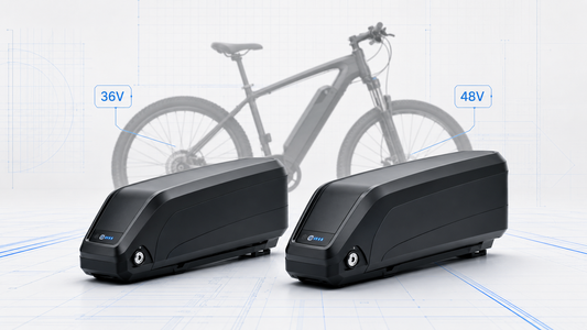 36V and 48V e-bike batteries comparison guide
