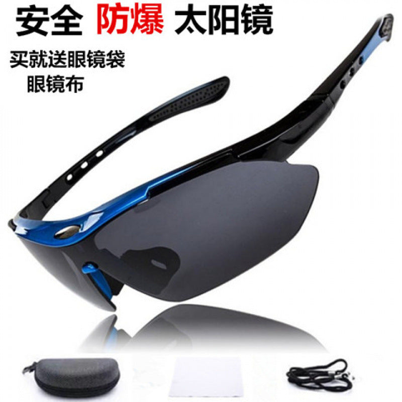 Cycling eyewear and riding gear