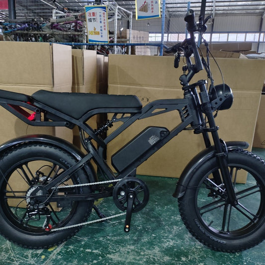 Ebike Electric Bicycle 20inch Fat Tire Snow Beach Power-Assisted Super73 New Energy Long-Range Bicycle