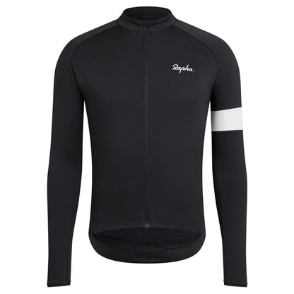 Maillot de ciclismo polar térmico de invierno de manga larga, camiseta unisex de ciclismo de carretera y MTB 