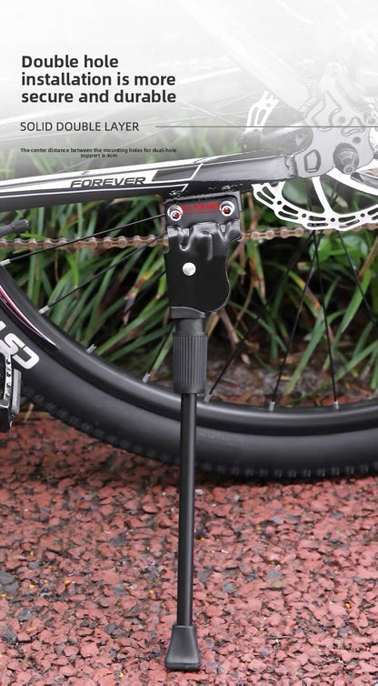 2-Hole MTB Kickstand 24 inch Replacement, 26 inch Bike Side Stand 2-Hole