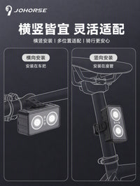 Mini USB Rechargeable Front & Rear Bike Light Set