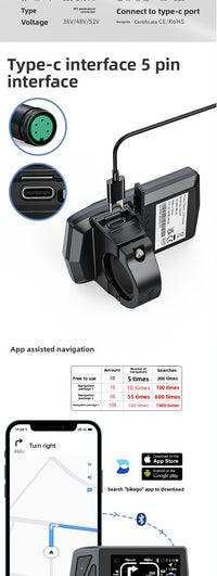 Kit de conversión para bicicleta eléctrica con motor delantero Bafang 48V 500W