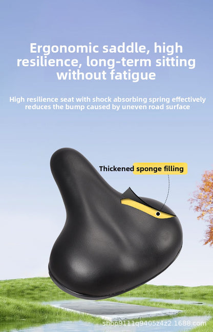 12" Portable Folding Bike: Compact Leisure Sport Bicycle with Rear Seat