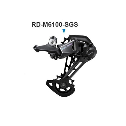 Transmisión SHIMANO Deore de 10 velocidades, cambio trasero MTB de 12 velocidades, cambio mejorado M5100, desviador SHIMANO M7100 