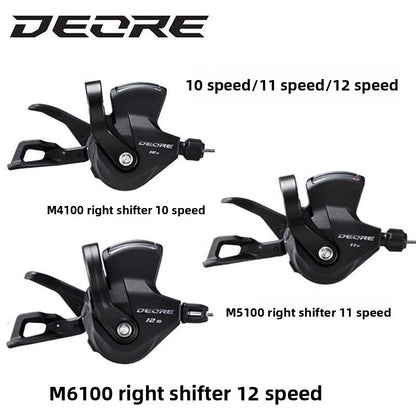 Transmisión SHIMANO Deore de 10 velocidades, cambio trasero MTB de 12 velocidades, cambio mejorado M5100, desviador SHIMANO M7100 